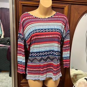 Tribal Print Top